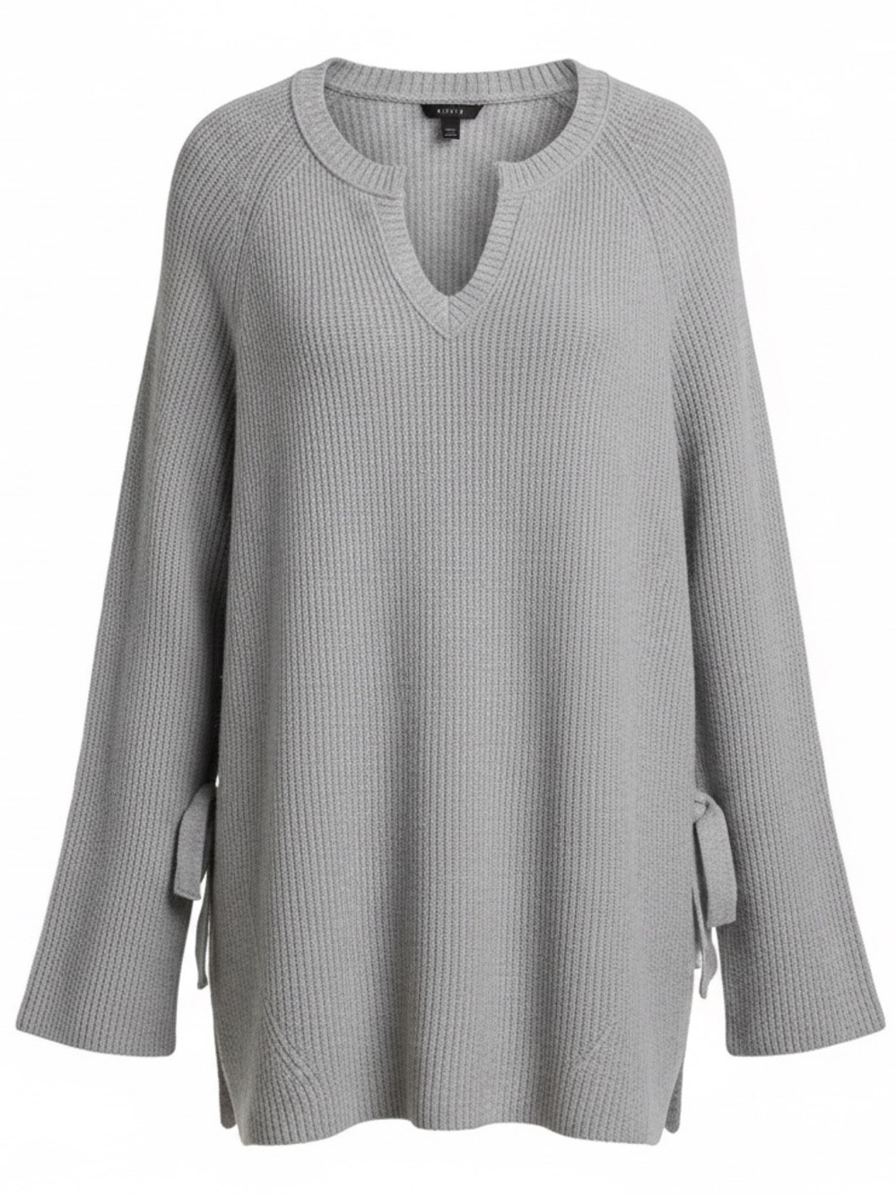 Aerie Heather Gray Ribbed Oversized Tunic Sweater - XL